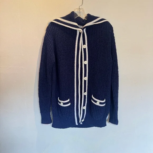 J Crew Textured sailor cardigan - Picture 3 of 7